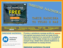 Tablet Screenshot of nazwiska.kolbuszowiak.info